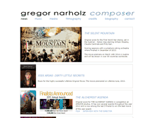 Tablet Screenshot of gregornarholz.com